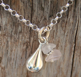 healing tears memorial necklace